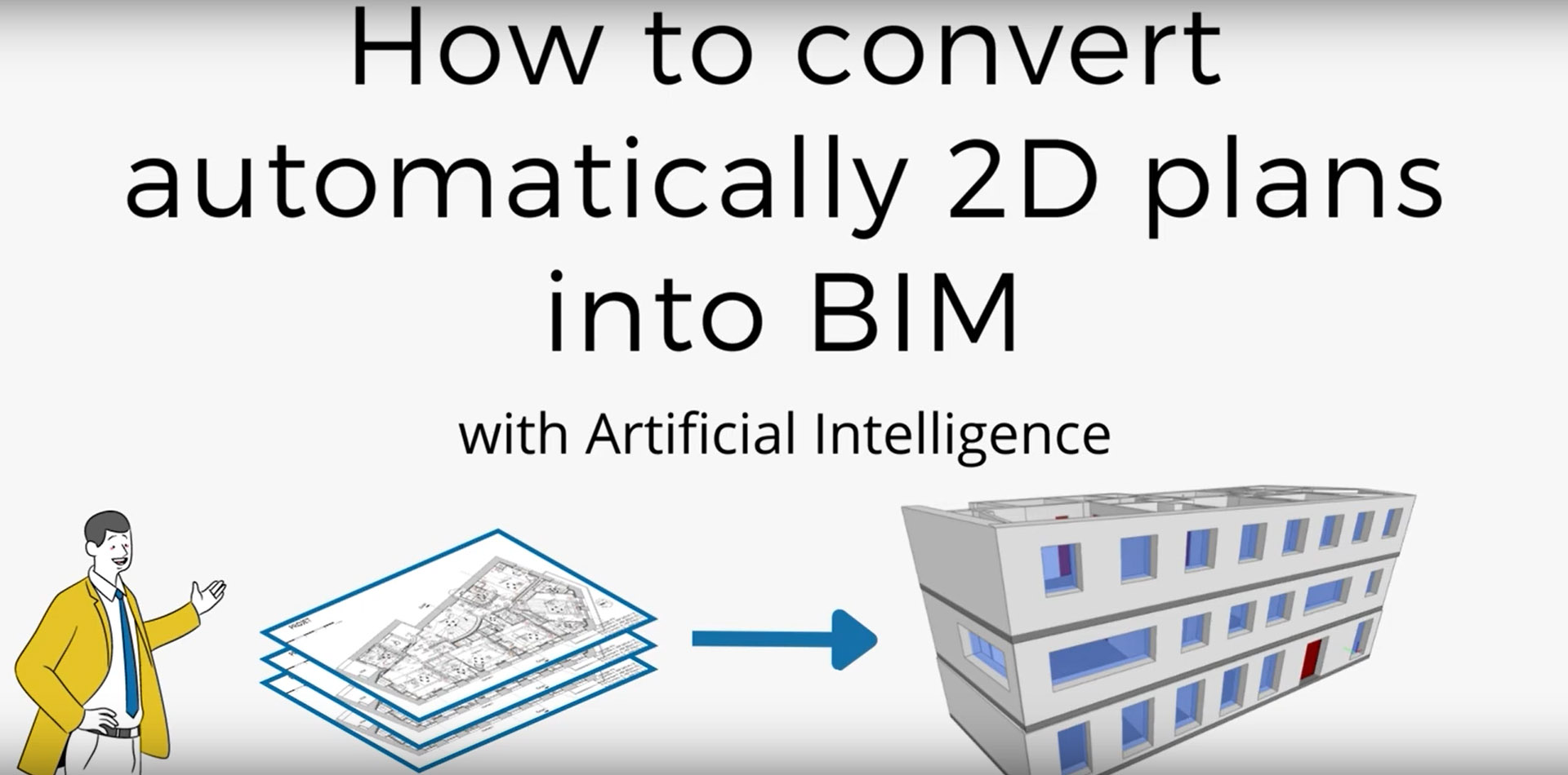 Plans2BIM | How to convert automatically 2D floor plan into BIM?