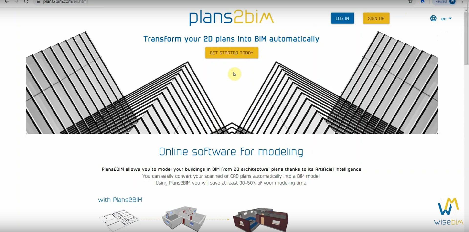 plan2bim video transform